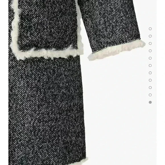 NWT Rare Zara SRPLS Shearling Coat XS
